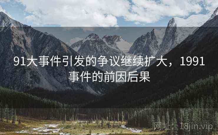 91大事件引发的争议继续扩大，1991事件的前因后果