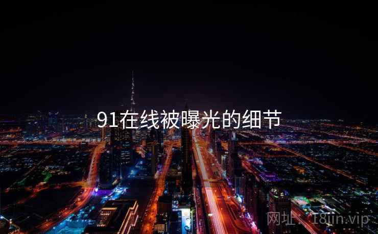 91在线被曝光的细节