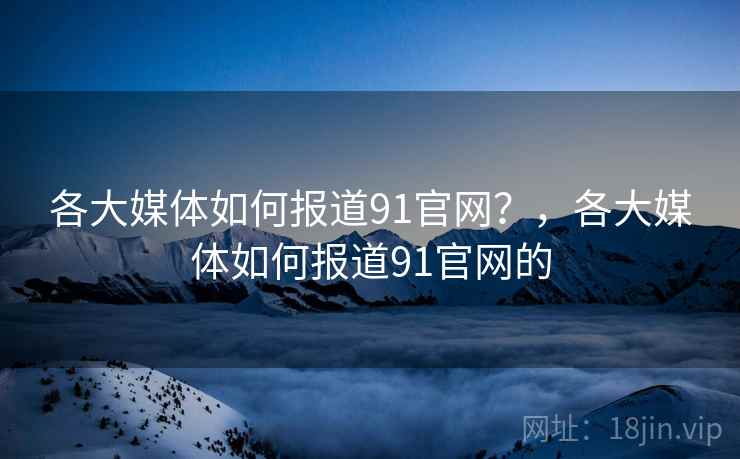 各大媒体如何报道91官网？，各大媒体如何报道91官网的