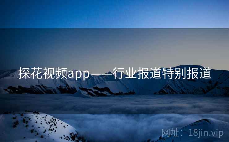 探花视频app——行业报道特别报道