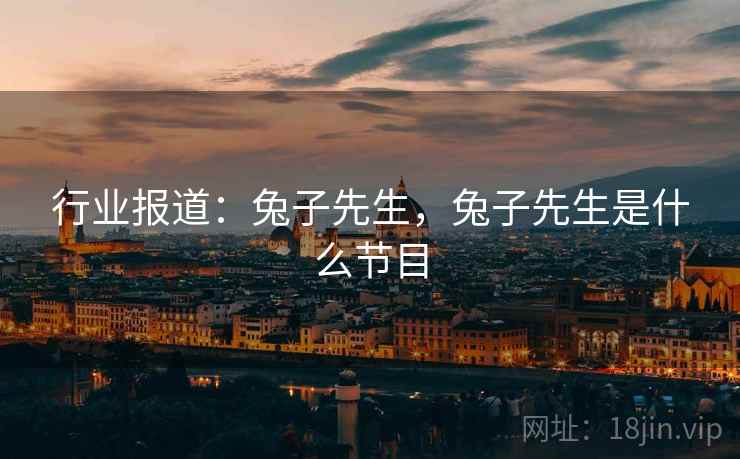 行业报道：兔子先生，兔子先生是什么节目